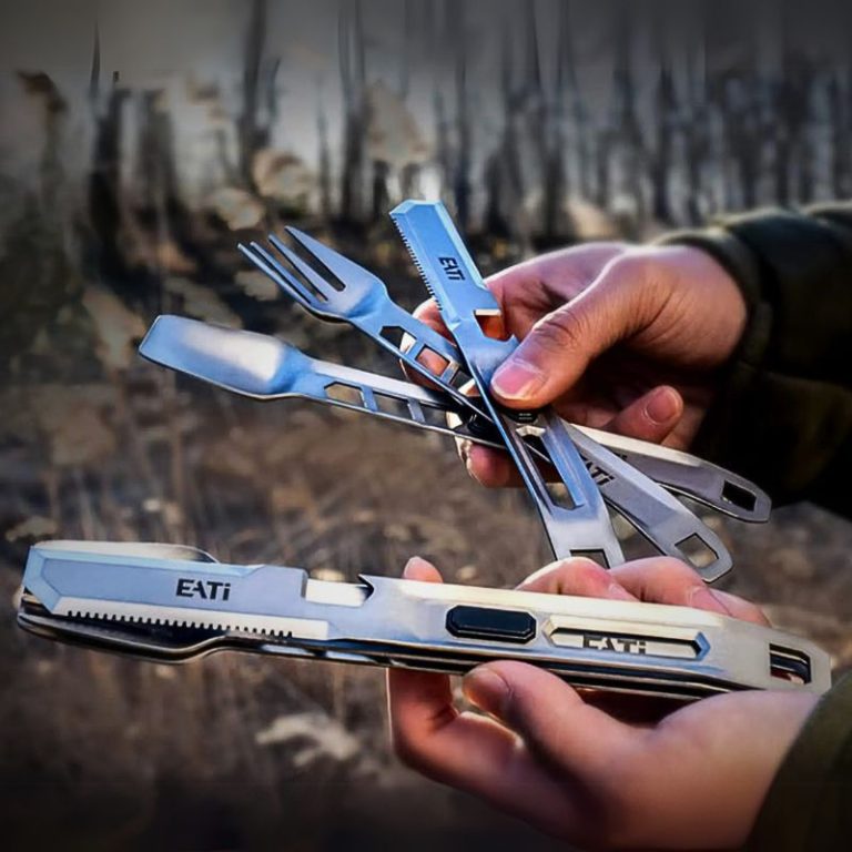 EATi Mag: The 10-in-1 Titanium Utensil Set for Outdoor Adventures